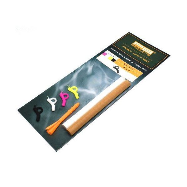 

Набор для Zig Rig PB Products NYMPH Zig Liners & Foam Set/4+2шт.