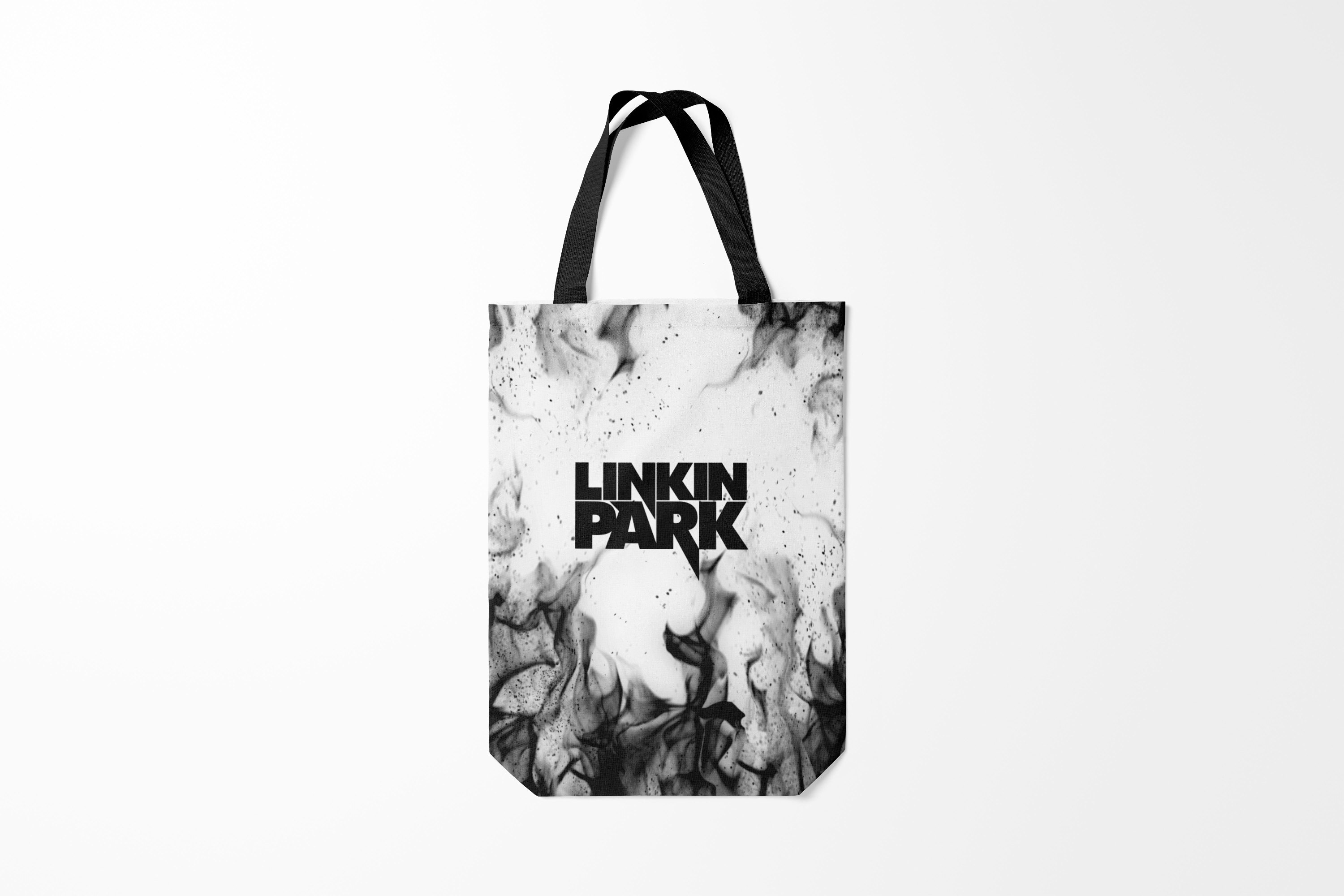 

Сумка шoппер унисекс Burnettie Linkin Park The end, белый, Linkin Park The end