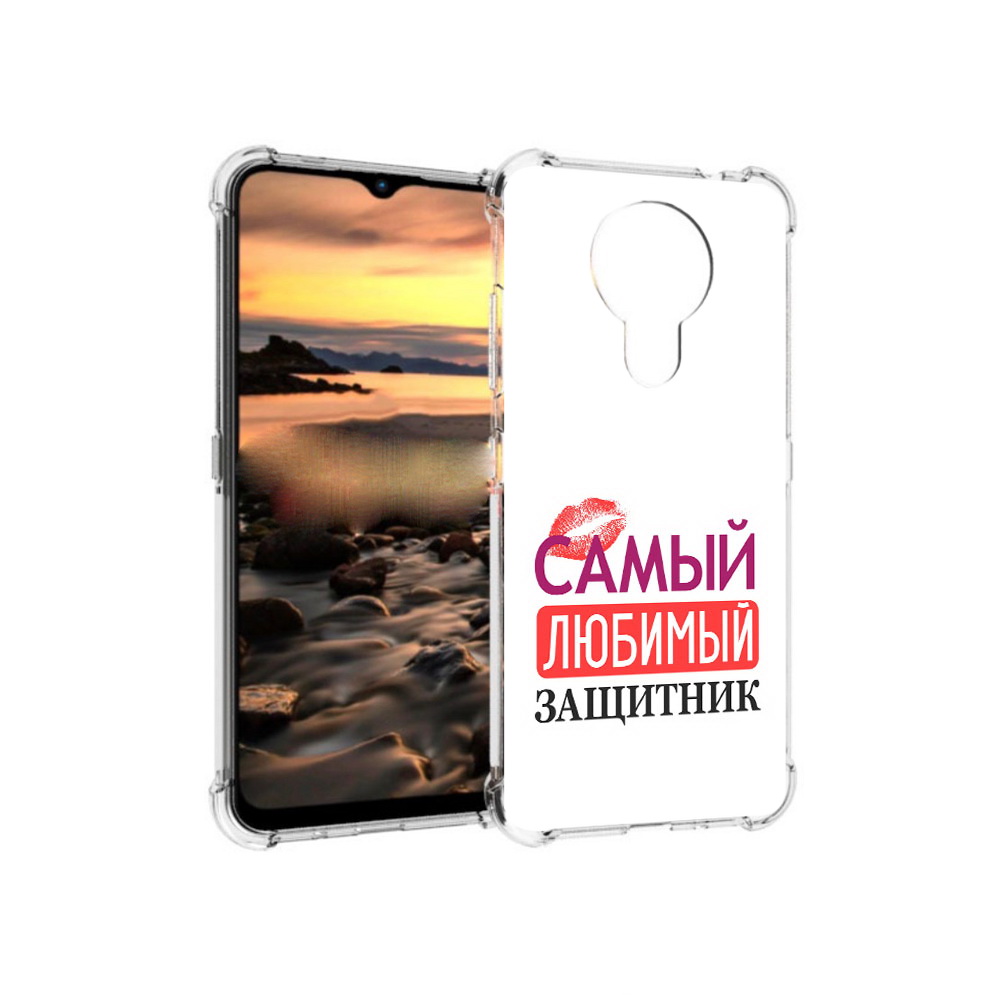 

Чехол MyPads Tocco для Nokia 1.4 любимый защитник (PT159954.115.451), Прозрачный, Tocco