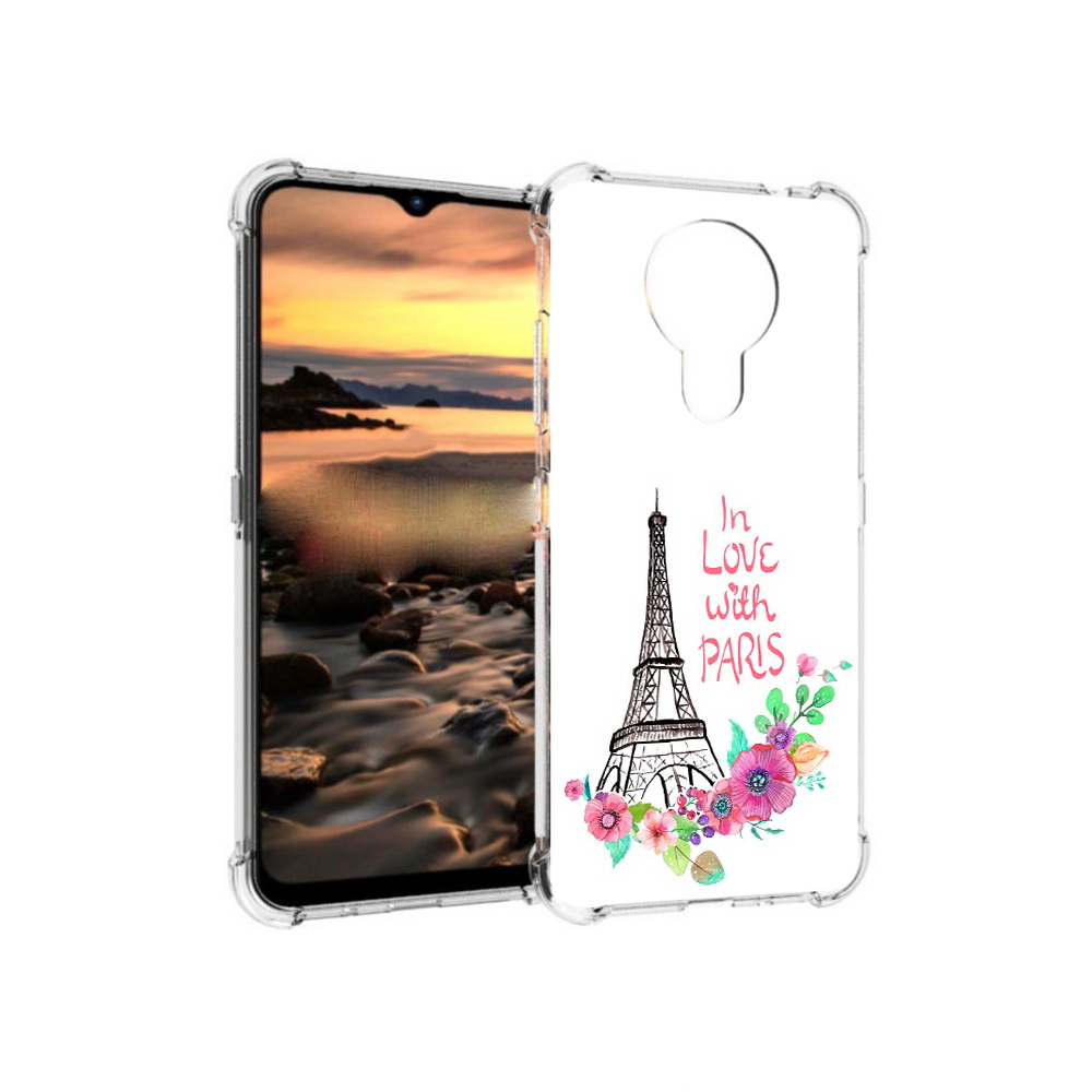 

Чехол MyPads Tocco для Nokia 1.4 любимый париж (PT159954.115.452), Прозрачный, Tocco