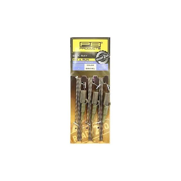 

Готовая оснастка PB Products R2G SR Hit & Run Leadclip Leader/90cm/45lb/Gravel - 2шт