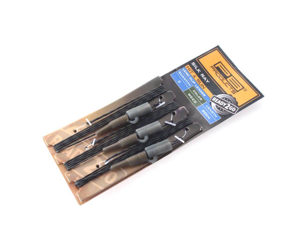 

Готовая оснастка PB Products R2G SR Hit & Run Leadclip Leader/90cm/45lb/Weed - 2шт.