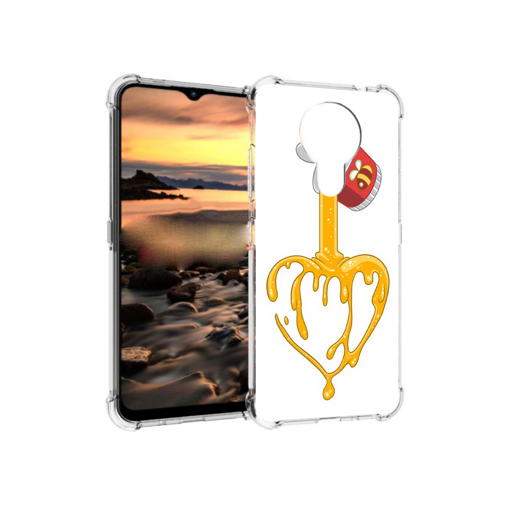 

Чехол MyPads Tocco для Nokia 1.4 медовое сердце (PT159954.115.471), Прозрачный, Tocco