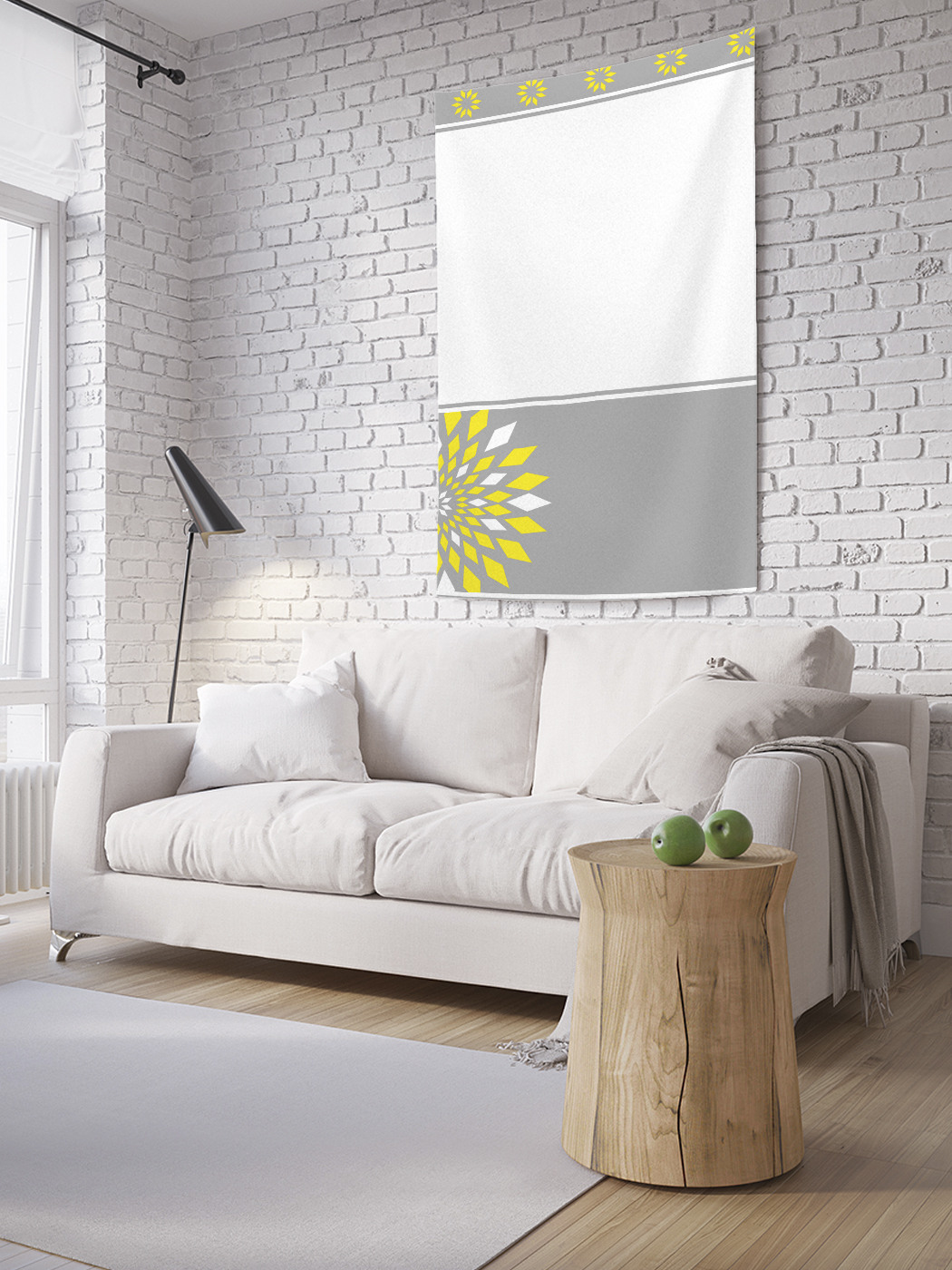 

Вертикальное фотопанно на стену JoyArty Цветок из ромбов 150x200 см, Цветок из ромбов