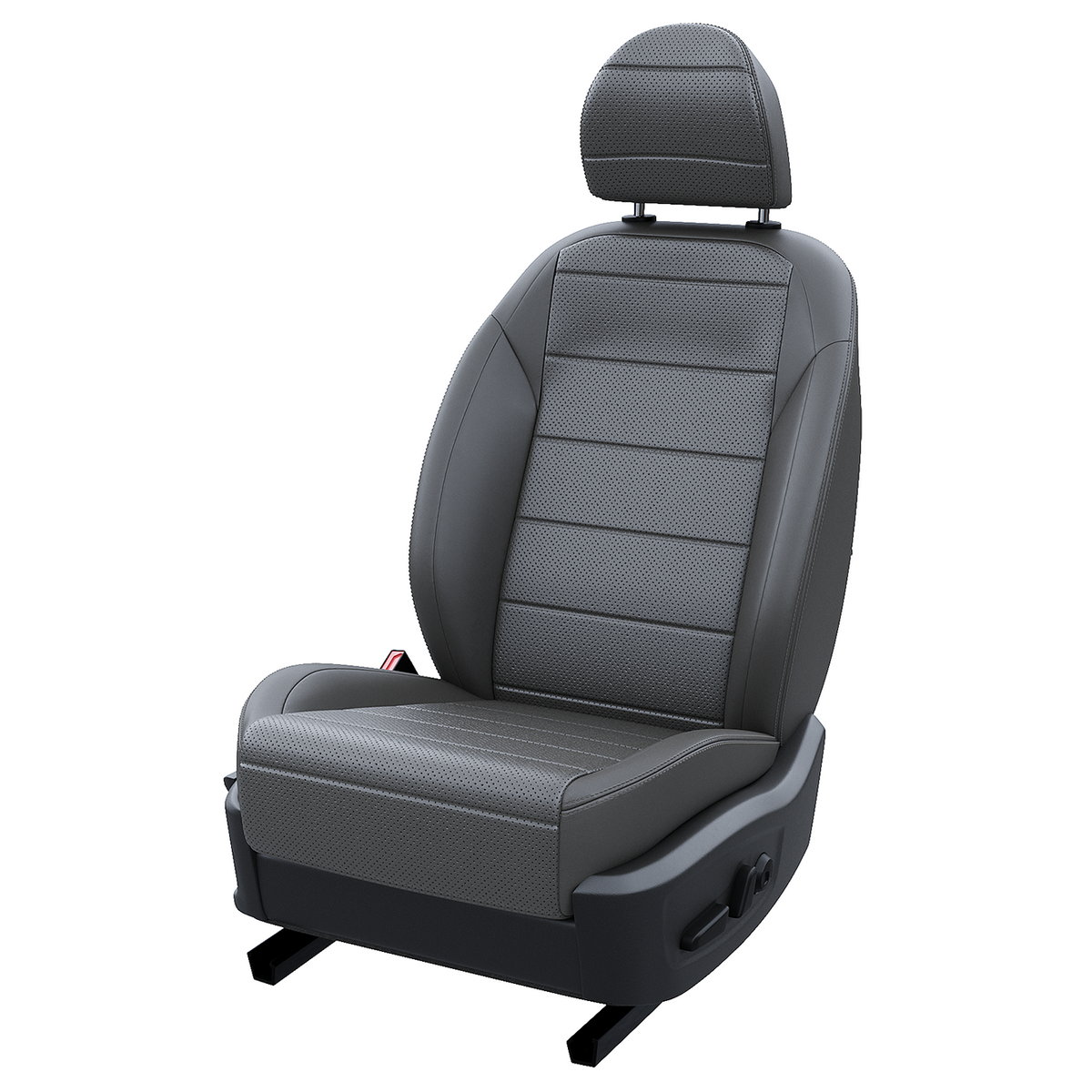 

Чехлы на сиденья АвтоЛето для Volkswagen Polo 5 2009-2020 LA17162C304 Экокожа Темно-Серый, LA1716