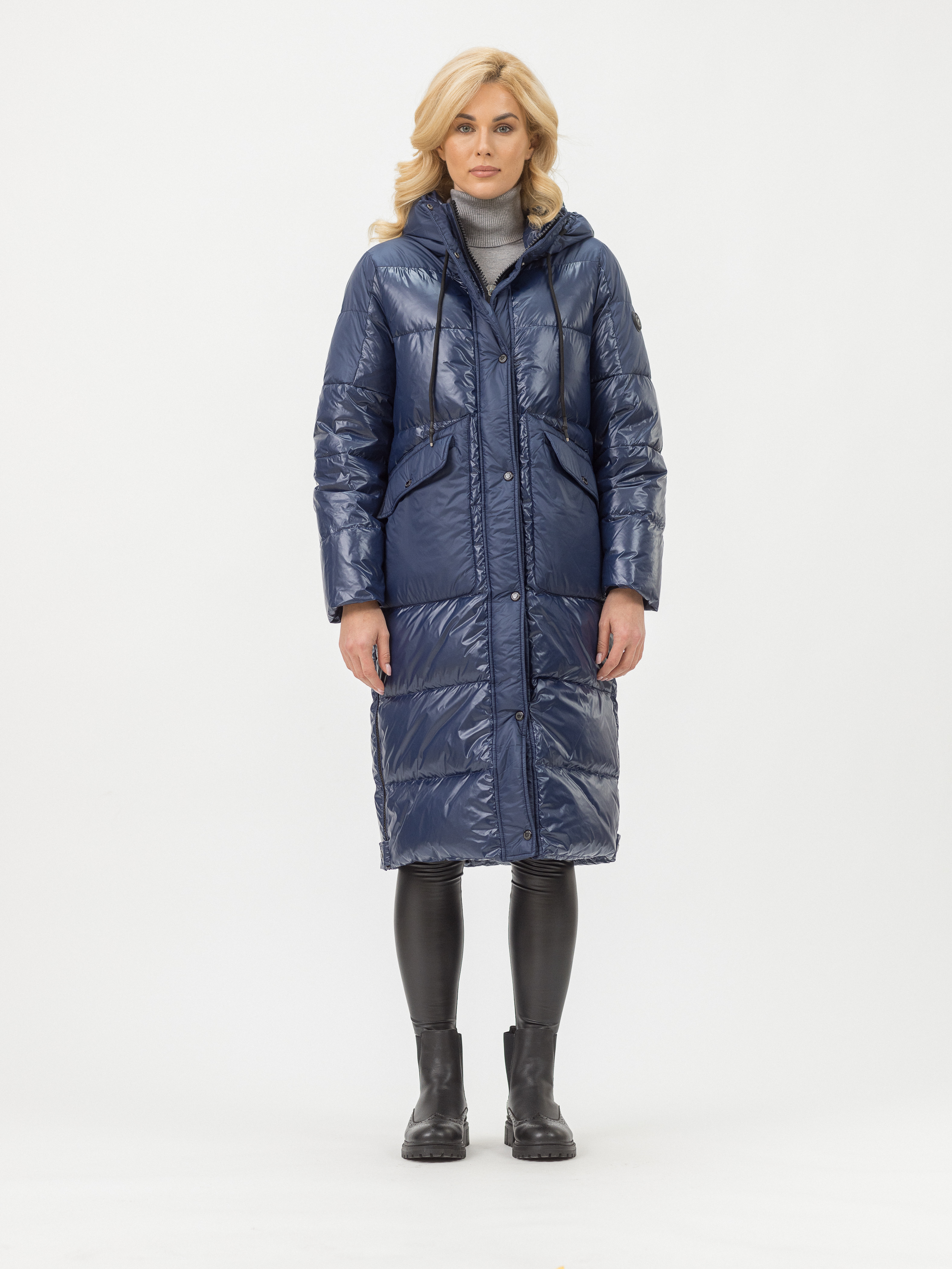 

Пуховик женский Avi A-15026-ST синий 36 EU, A-15026-ST