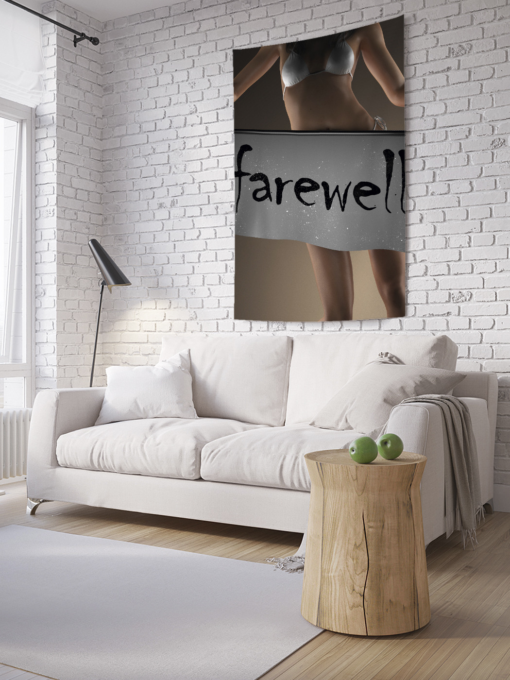 

Вертикальное фотопанно на стену JoyArty Прощальный привет 150x200 см, Прощальный привет