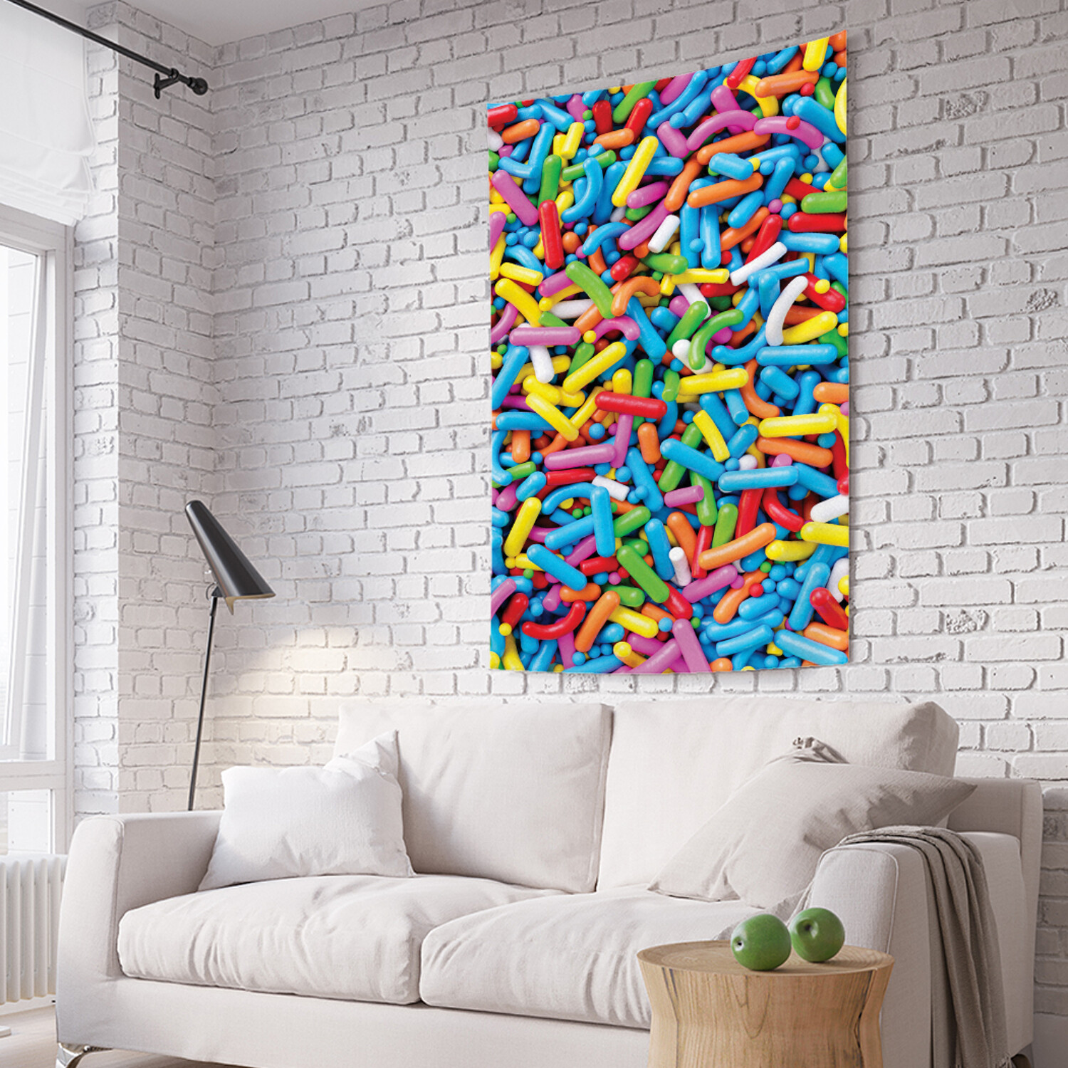 

Вертикальное фотопанно на стену JoyArty JoyArty "Цветная посыпка", из ткани, 150х200 см, Цветная посыпка