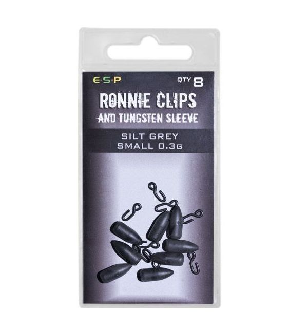 

Набор для оснастки E-S-P Ronnie Clip - Small/8шт. - Silt