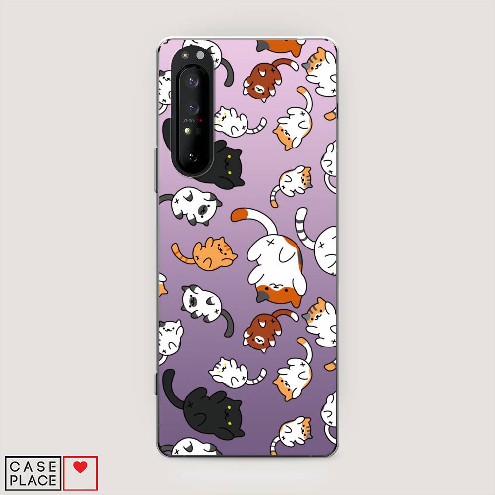 

Чехол Awog на Sony Xperia 1 II "Котопад", Разноцветный, 54550-7
