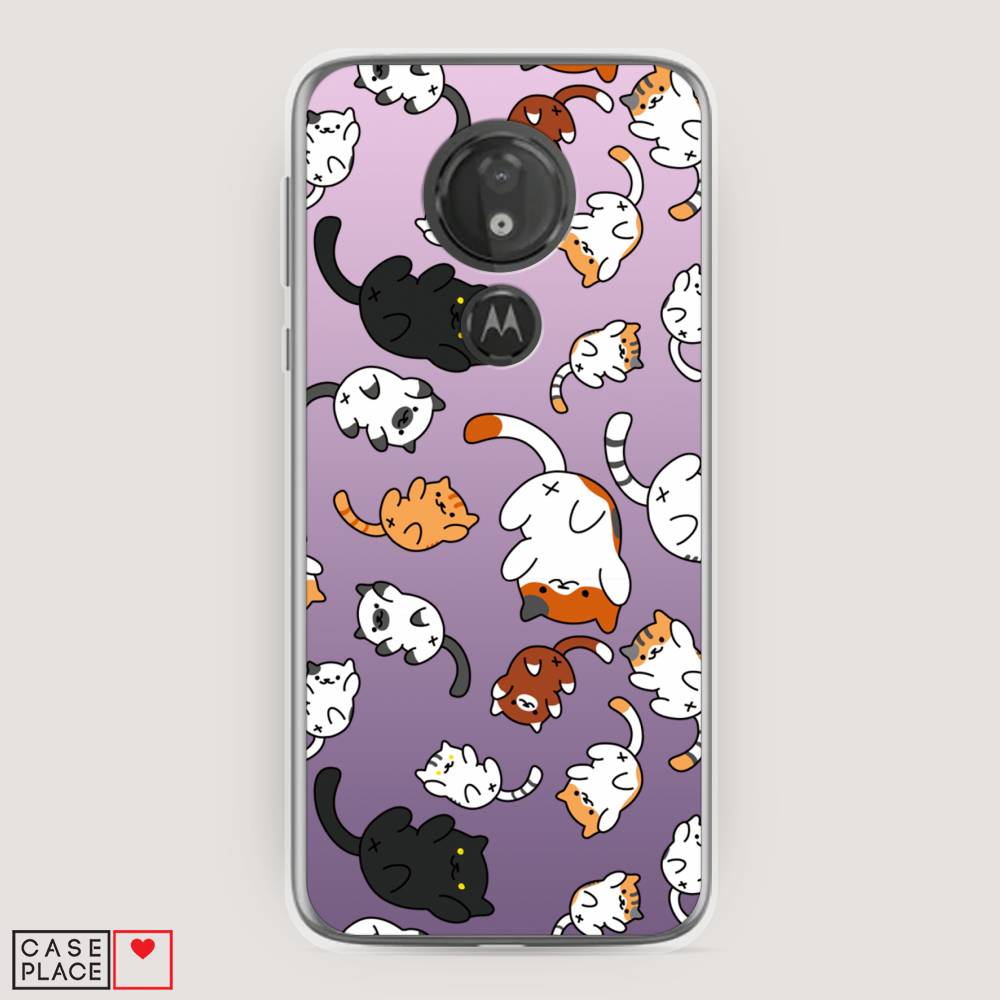 

Чехол Awog на Motorola Moto G7 Power / Моторола Мото G7 Power "Котопад", Разноцветный, 241350-7