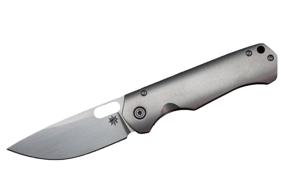 Кастомный нож MST Knives Technik титан/пескоструй, M390/сатин
