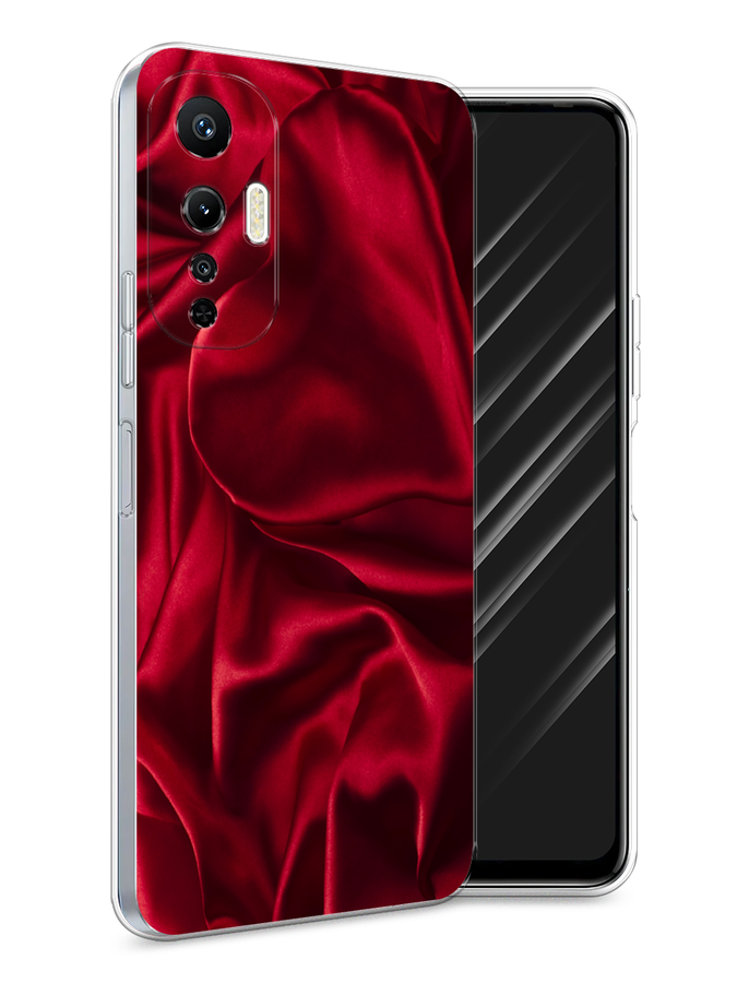 

Чехол Awog на Infinix Hot 20S "Текстура красный шелк", 3103650-3