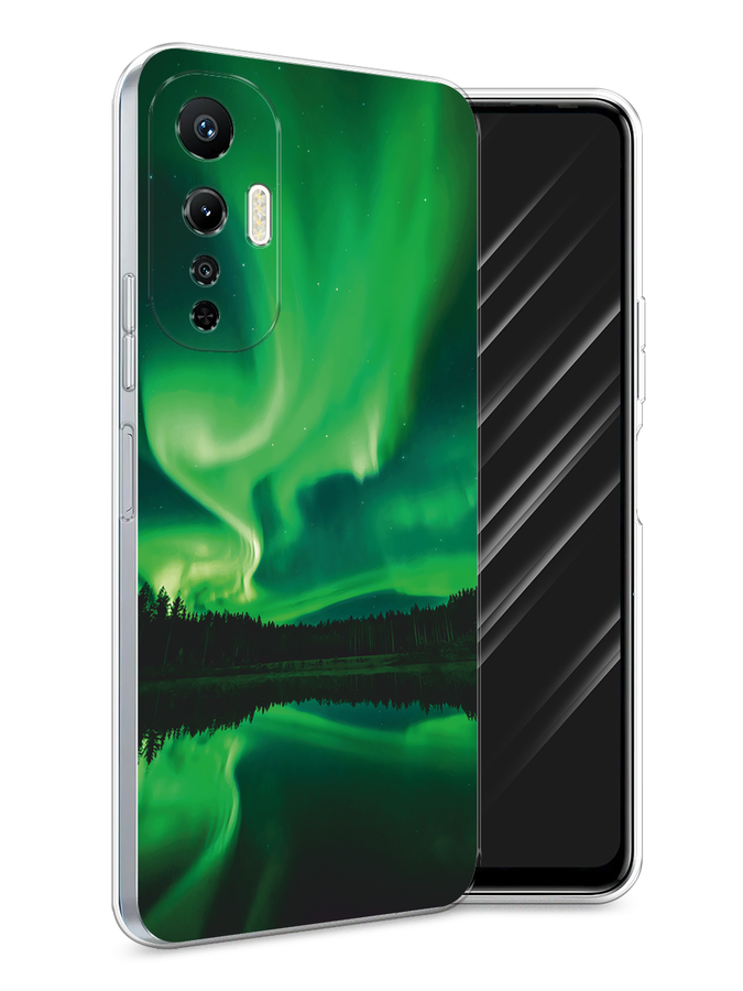 

Чехол Awog на Infinix Hot 20S "Ночные пейзажи 7", Зеленый;черный, 3103650-4
