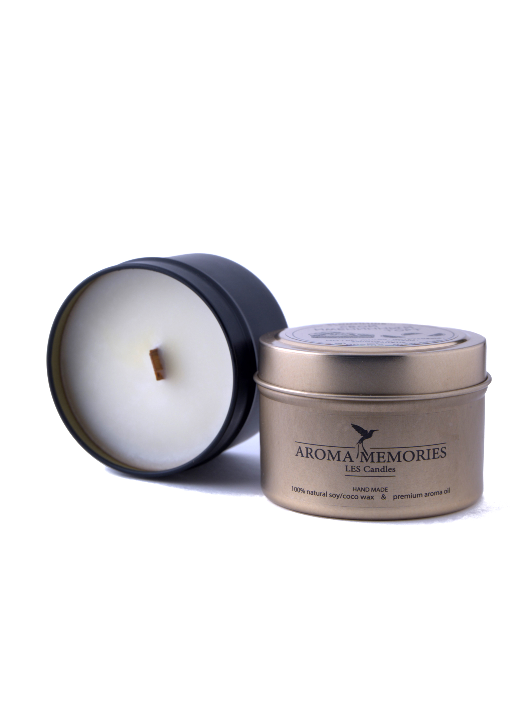 Набор ароматических свечей Aroma_memories Ваниль и Цитрусовый кекс