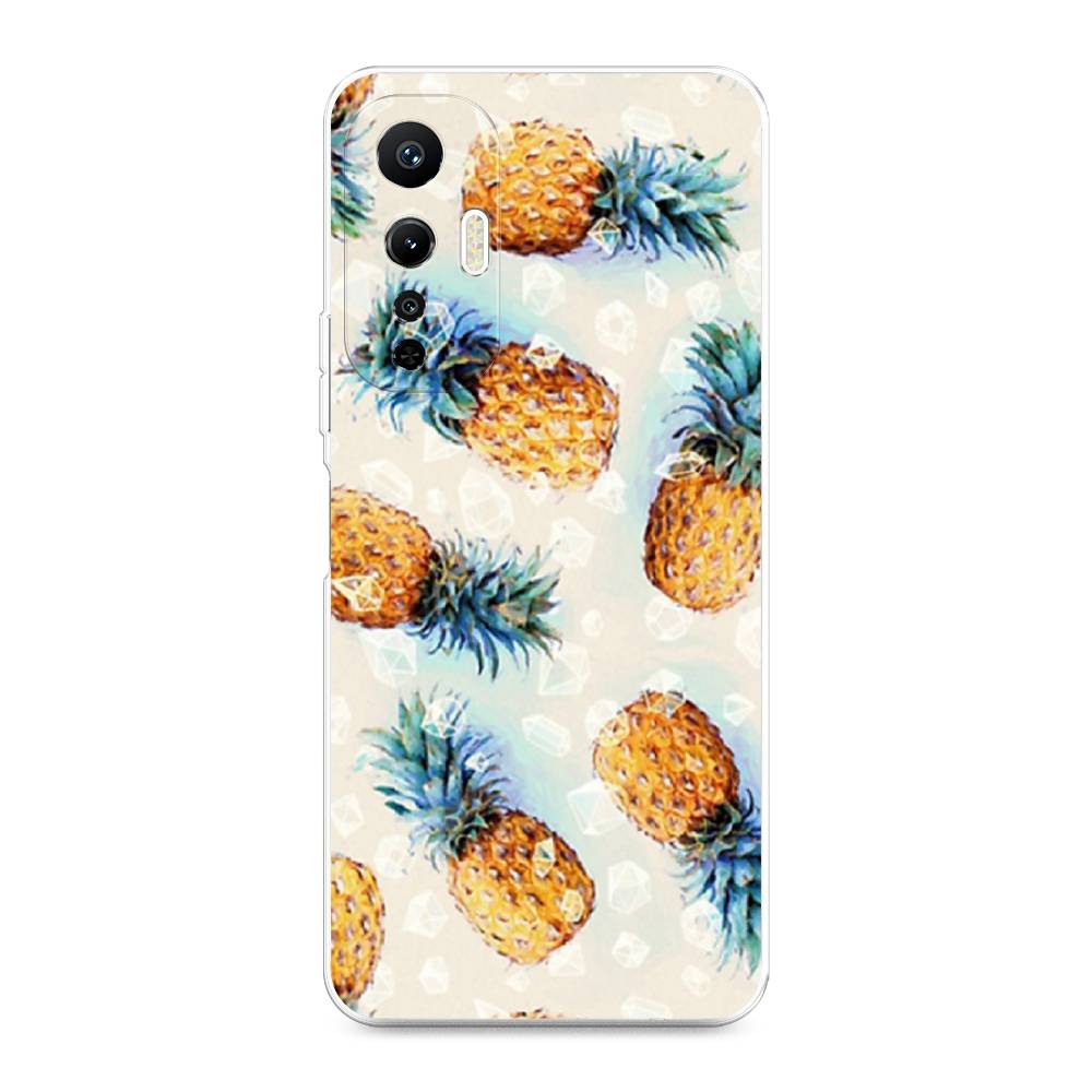 

Чехол Awog на Infinix Hot 20S "Ананасы", Бежевый, 3103650-3