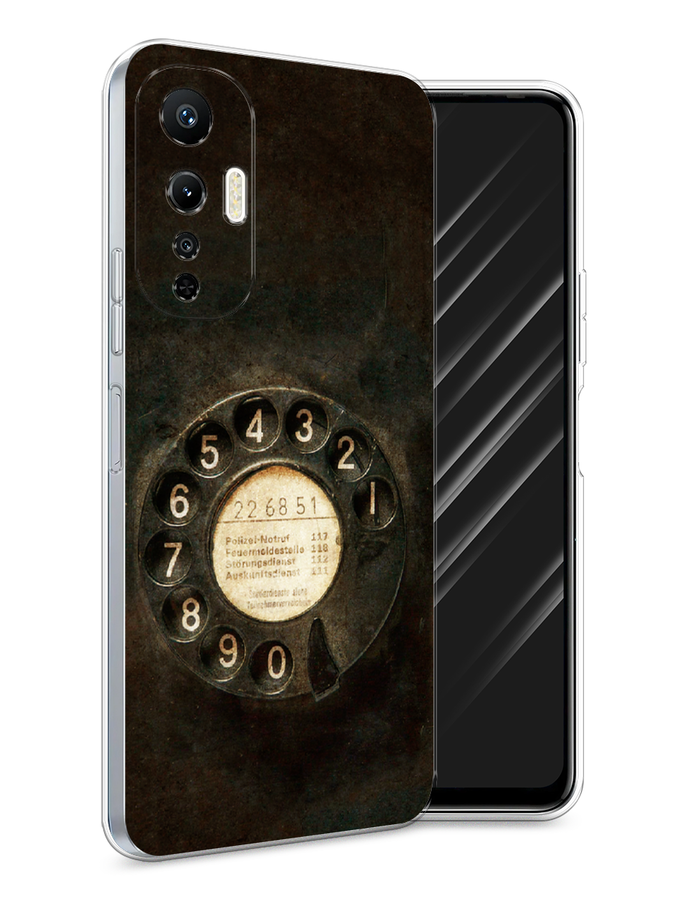 

Чехол Awog на Infinix Hot 20S "Старинный телефон", Коричневый;бежевый;черный, 3103650-5