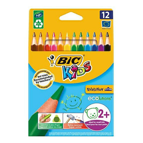 

Цветные карандаши Bic Kids Evolution Triangle 12 шт