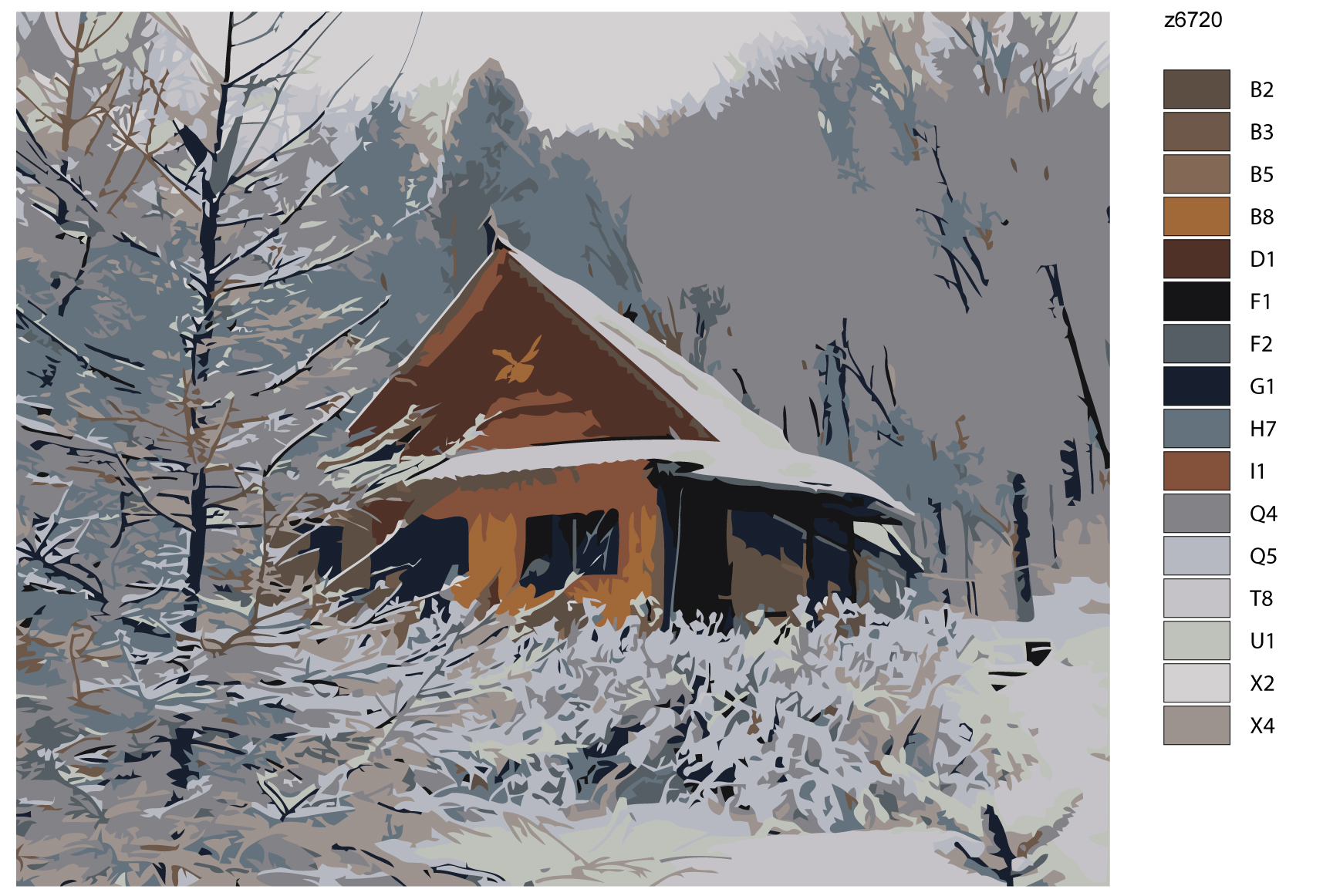 

Картина по номерам, Живопись по номерам, 48 х 60, z6720, z6720