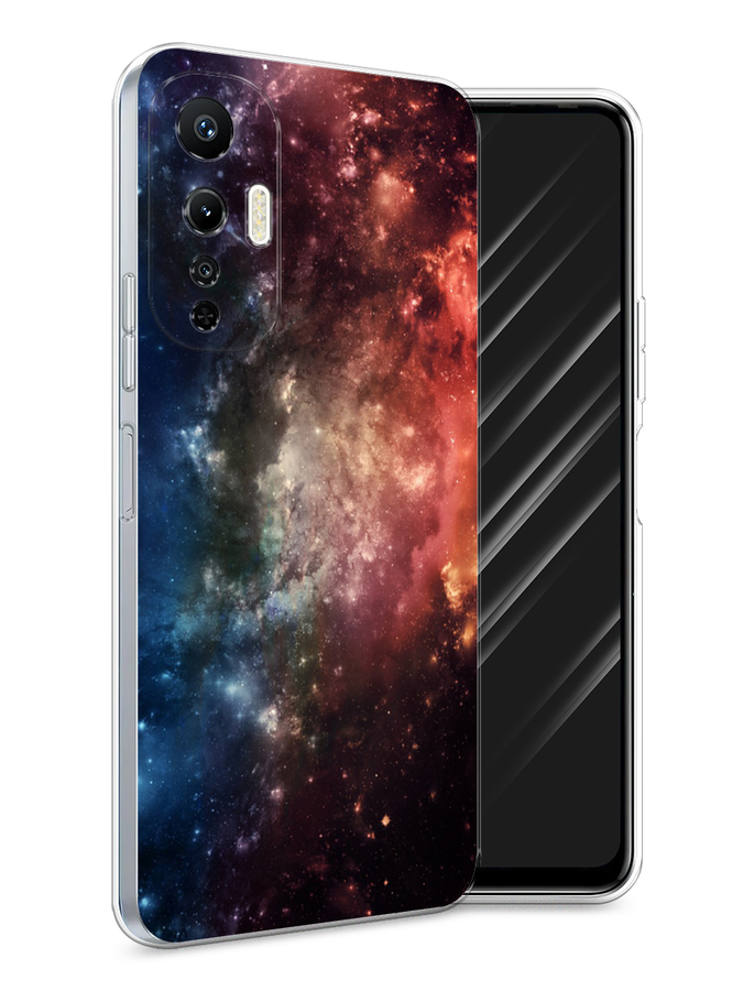 

Чехол Awog на Infinix Hot 20S "Космос", Синий;бежевый;красный, 3103650-4