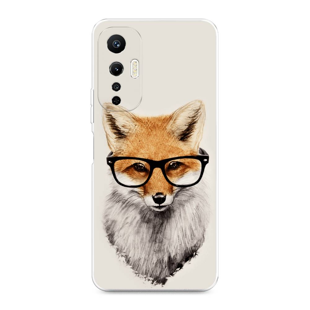 

Чехол Awog на Infinix Hot 20S "Лиса в очках", Бежевый, 3103650-10