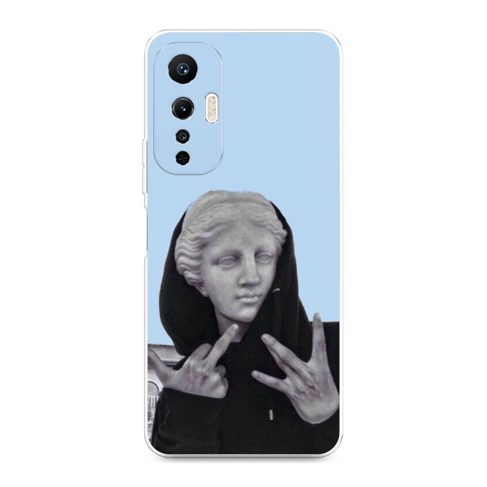 

Чехол Awog на Infinix Hot 20S "SWAG статуя", Голубой, 3103650-9