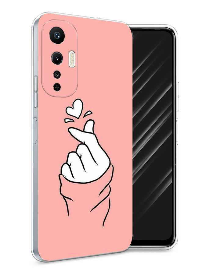 

Чехол Awog на Infinix Hot 20S "Любовь-щелк", Оранжевый, 3103650-7
