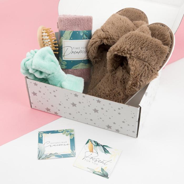 

Набор подарочный "Present for you" полотенце и акс, Женские подарочные наборы Этель