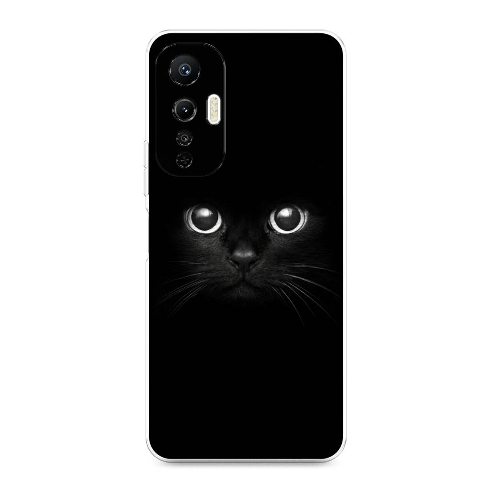 

Чехол Awog на Infinix Hot 20S "Взгляд черной кошки", Черный, 3103650-1
