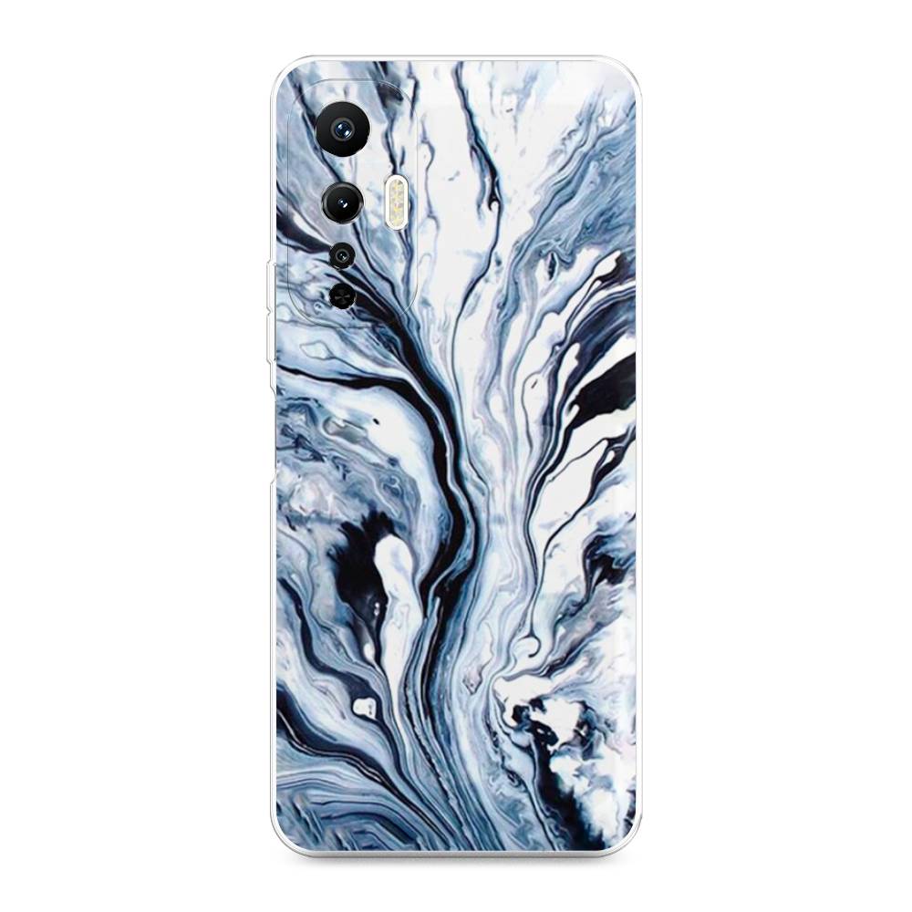 

Чехол Awog на Infinix Hot 20S "Голубой минерал мрамор", 3103650-3