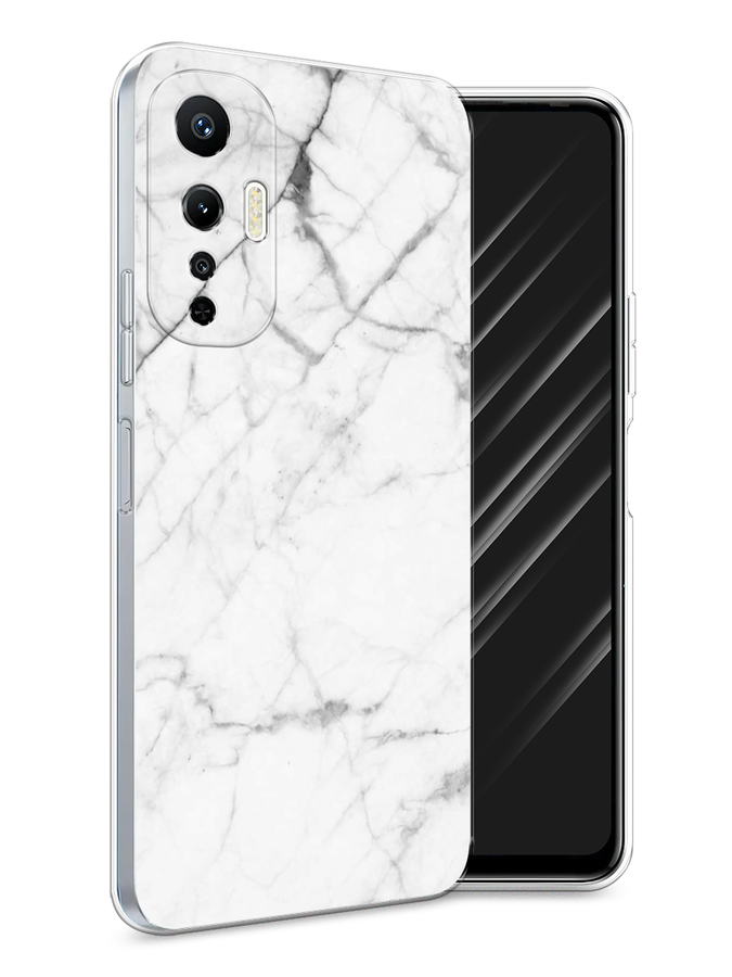 

Чехол Awog на Infinix Hot 20S "Светлый мрамор", Серый, 3103650-3