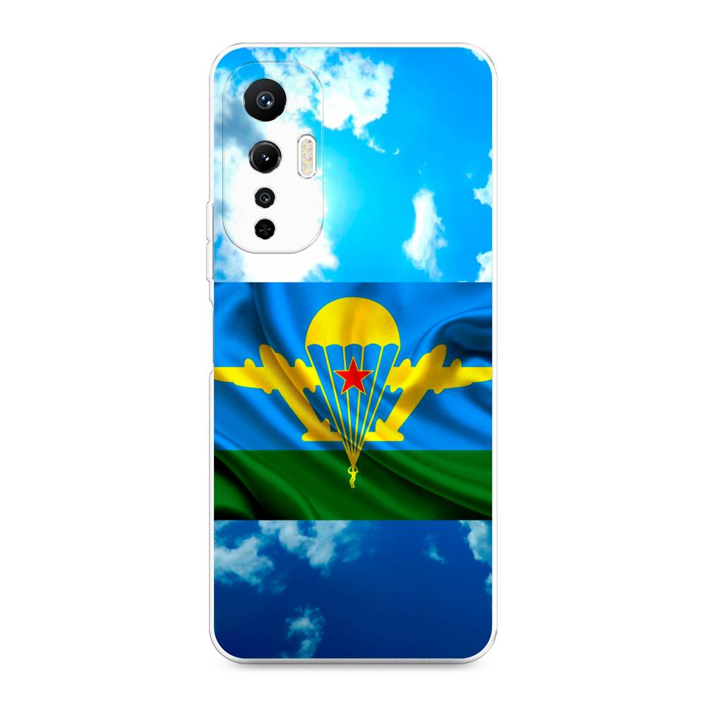 

Чехол Awog на Infinix Hot 20S "ВДВ флаг в небесах", Синий;зеленый;желтый, 3103650-5
