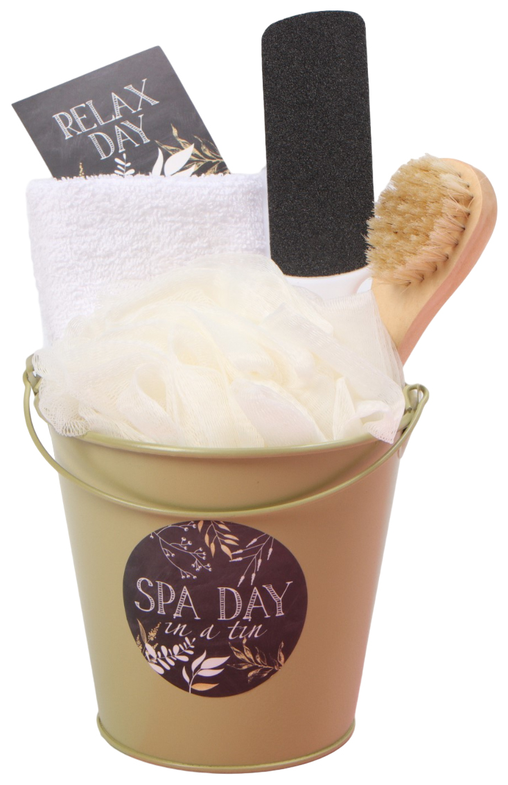 

Набор подарочный «Spa day» полотенце и аксессуары, Бежевый, Женские подарочные наборы Этель