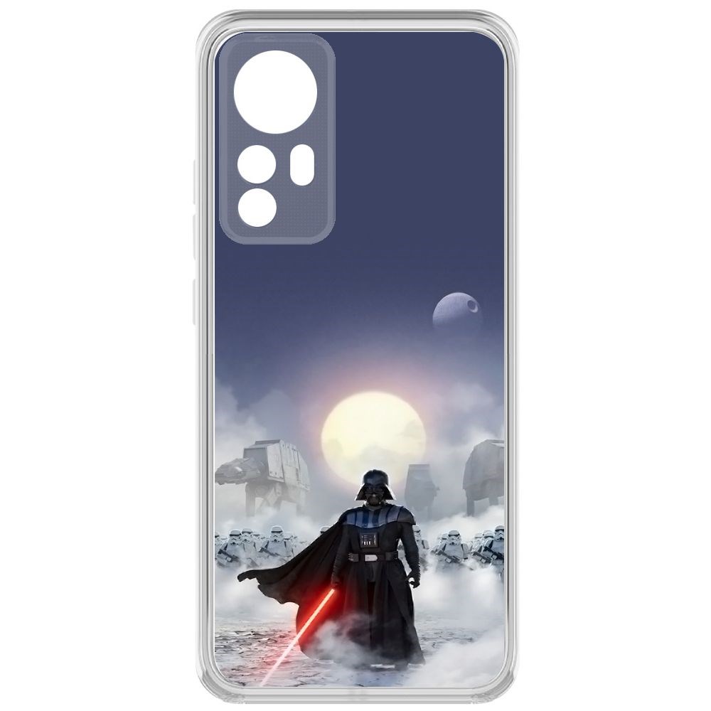 

Чехол-накладка Krutoff Clear Case Звездные Войны. Дарт Вейдер для Xiaomi 12X, Прозрачный