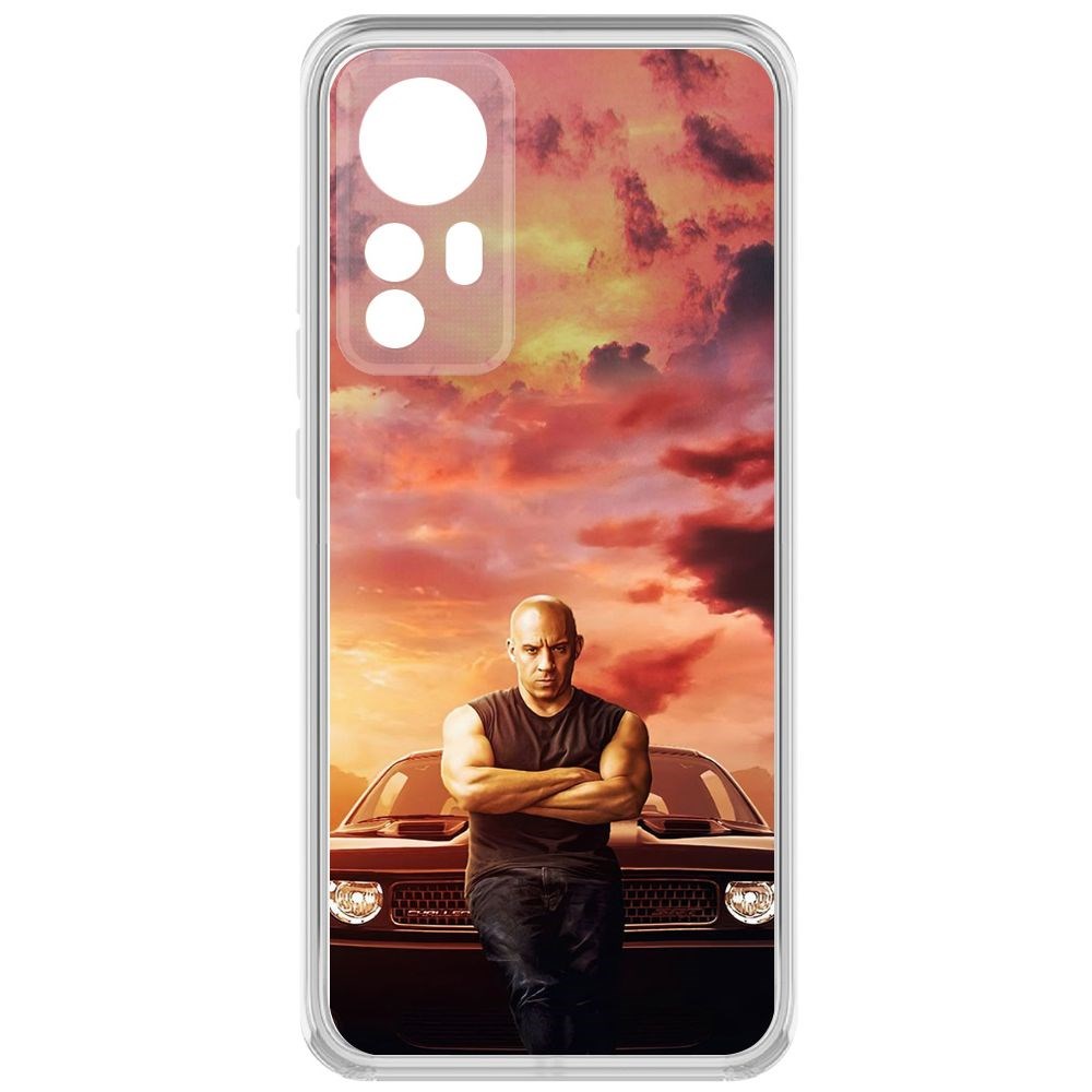 

Чехол-накладка Krutoff Clear Case Форсаж. Доминик Торетто для Xiaomi 12X, Прозрачный