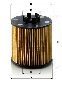 

Фильтрующий элемент масляного фильтра MANN-FILTER HU712/6X, фильтрующий элемент масляного фильтра MANN-FILTER HU712/6X