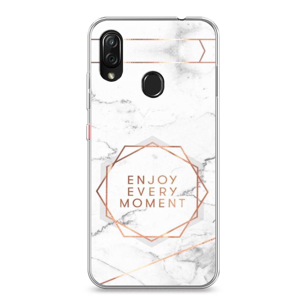 

Чехол Awog на ZTE Blade V10 Vita / ЗТЕ Блэйд V10 Vita "Enjoy every moment мрамор", Разноцветный, 132650-7