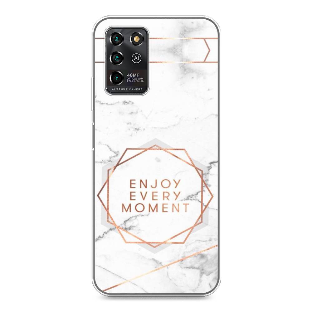 

Чехол Awog на ZTE Blade V30 Vita / ЗТЕ Блэйд V30 Vita "Enjoy every moment мрамор", Разноцветный, 135050-7