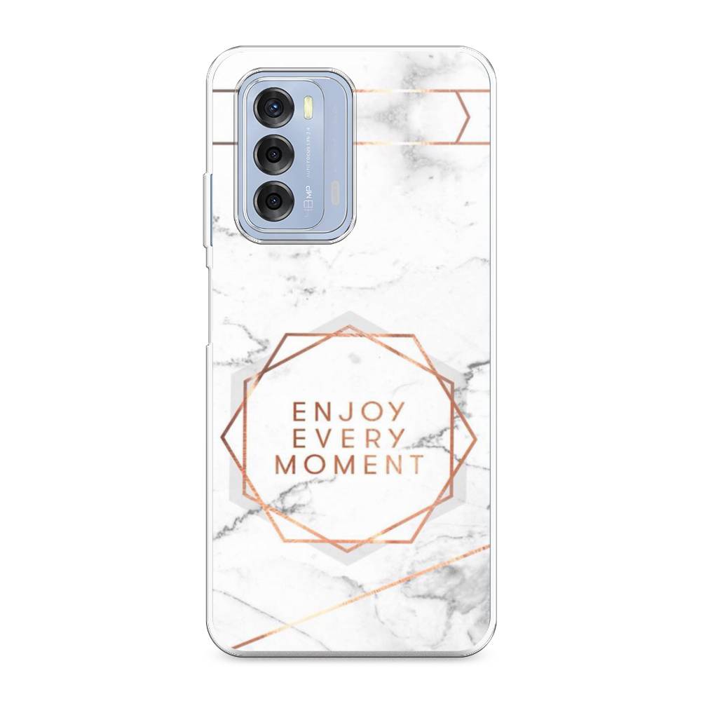 

Чехол Awog на ZTE Blade V40 / ЗТЕ Блэйд V40 "Enjoy every moment мрамор", Разноцветный, 136150-7