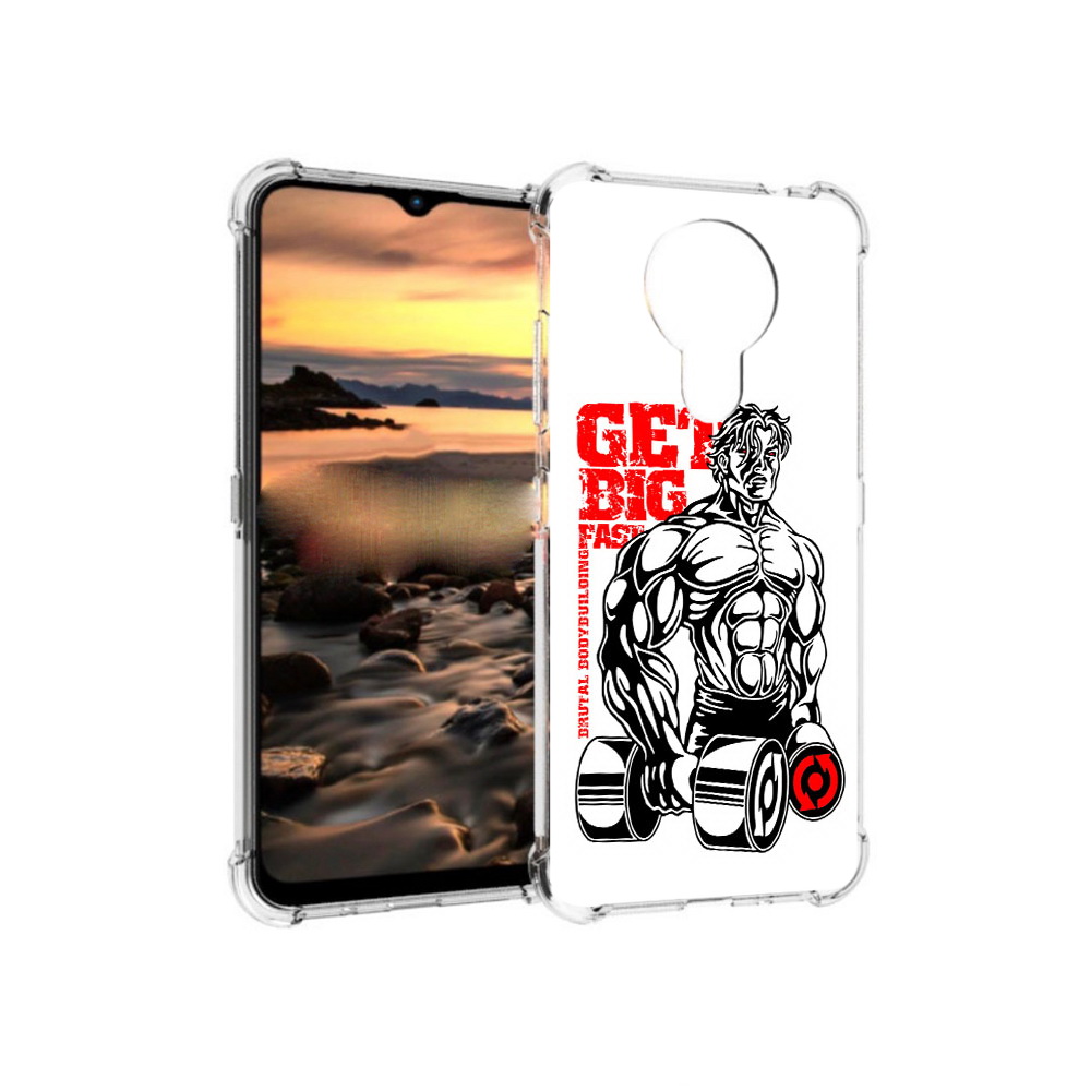

Чехол MyPads Tocco для Nokia 1.4 накаченное тело (PT159954.115.495), Прозрачный, Tocco