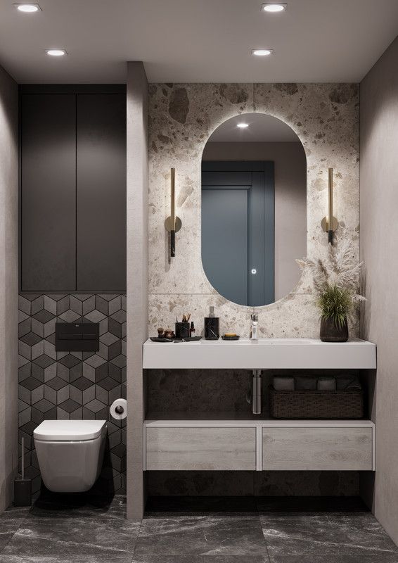 Зеркало OLV Slavio Maluchini  для ванной с LED-подсветкой 180x80см