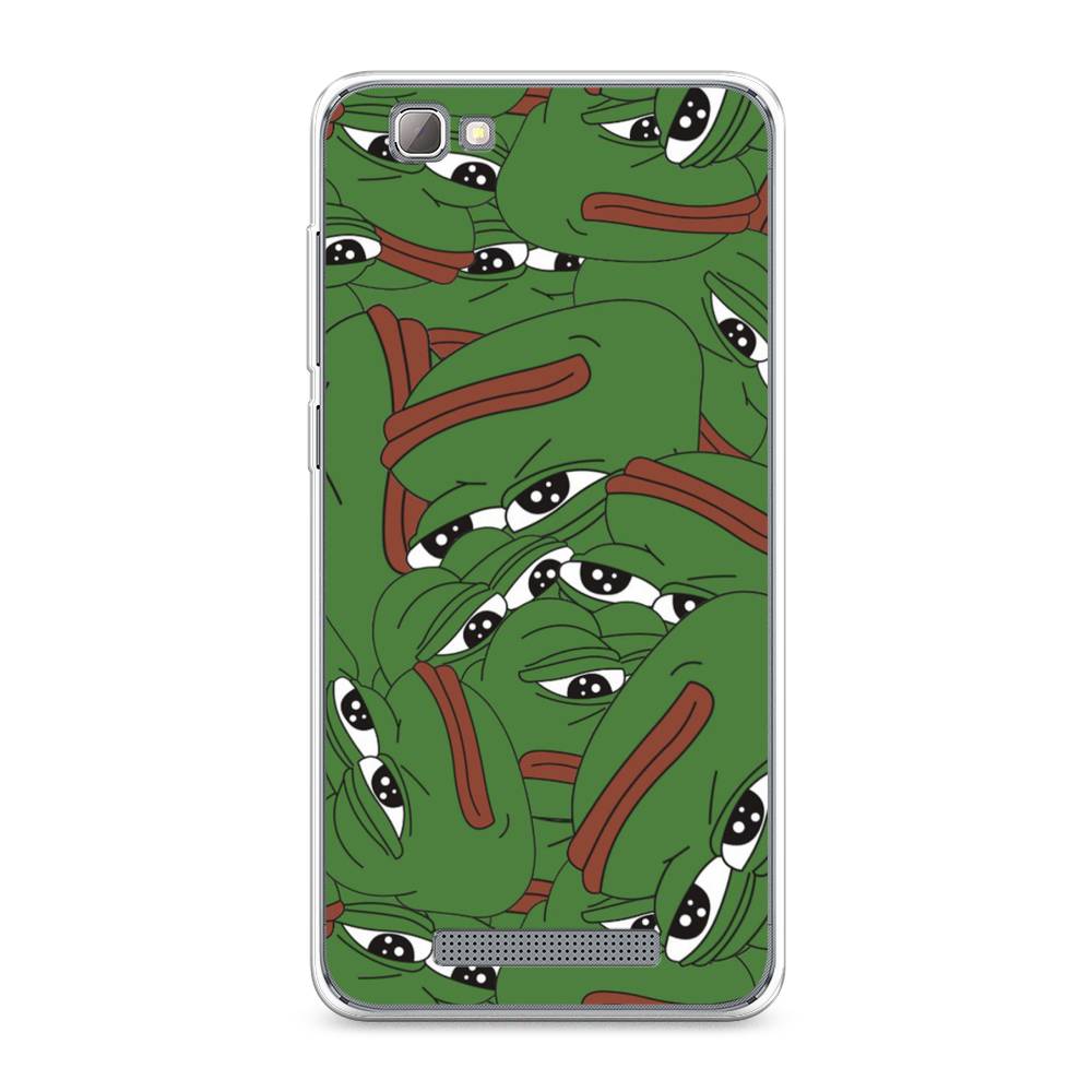 

Чехол Awog на ZTE Blade A610 / ЗТЕ Блэйд A610 "Печальный frog", Разноцветный, 130950-9