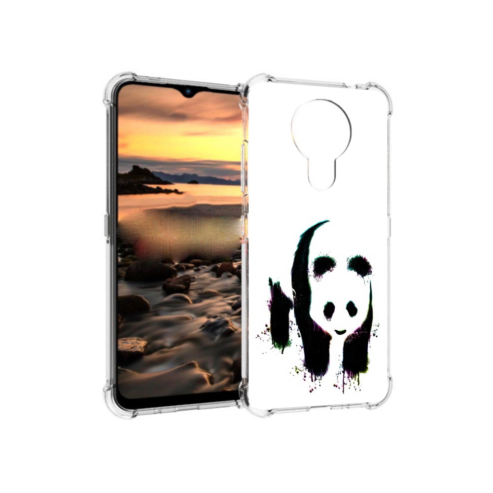 

Чехол MyPads Tocco для Nokia 1.4 панда в акварели (PT159954.115.532), Прозрачный, Tocco