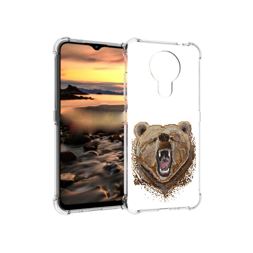 

Чехол MyPads Tocco для Nokia 1.4 пиксельный медведь (PT159954.115.539), Прозрачный, Tocco