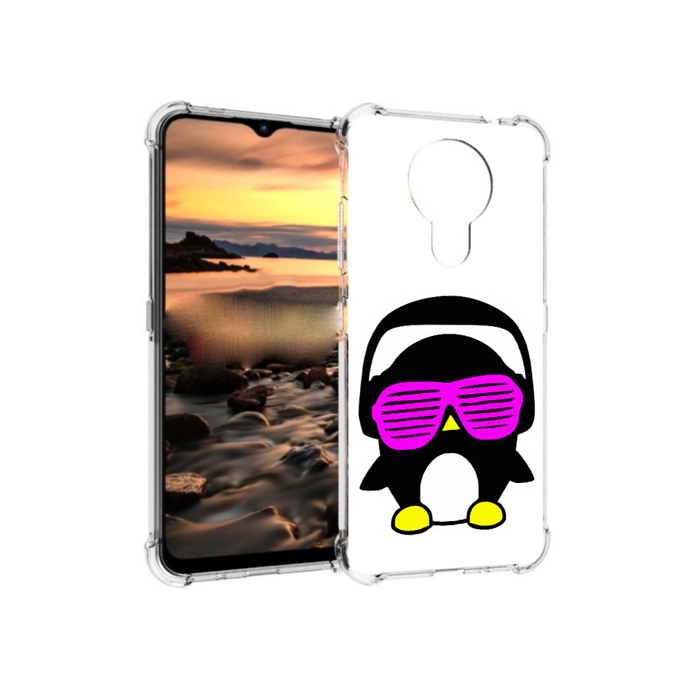 

Чехол MyPads Tocco для Nokia 1.4 пингвин (PT159954.115.541), Прозрачный, Tocco