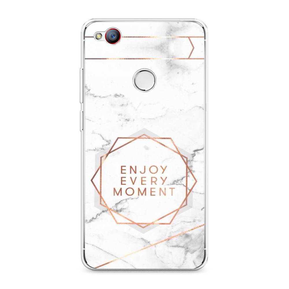 

Чехол Awog на ZTE Nubia Z11 / ЗТЕ Нубиа Z11 "Enjoy every moment мрамор", 131750-7
