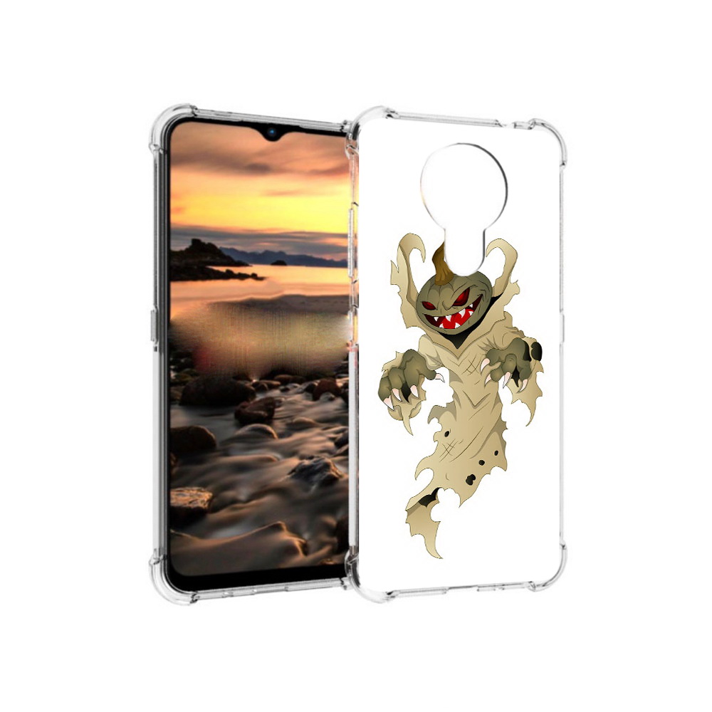 

Чехол MyPads Tocco для Nokia 1.4 призрак хэллоуина (PT159954.115.555), Прозрачный, Tocco