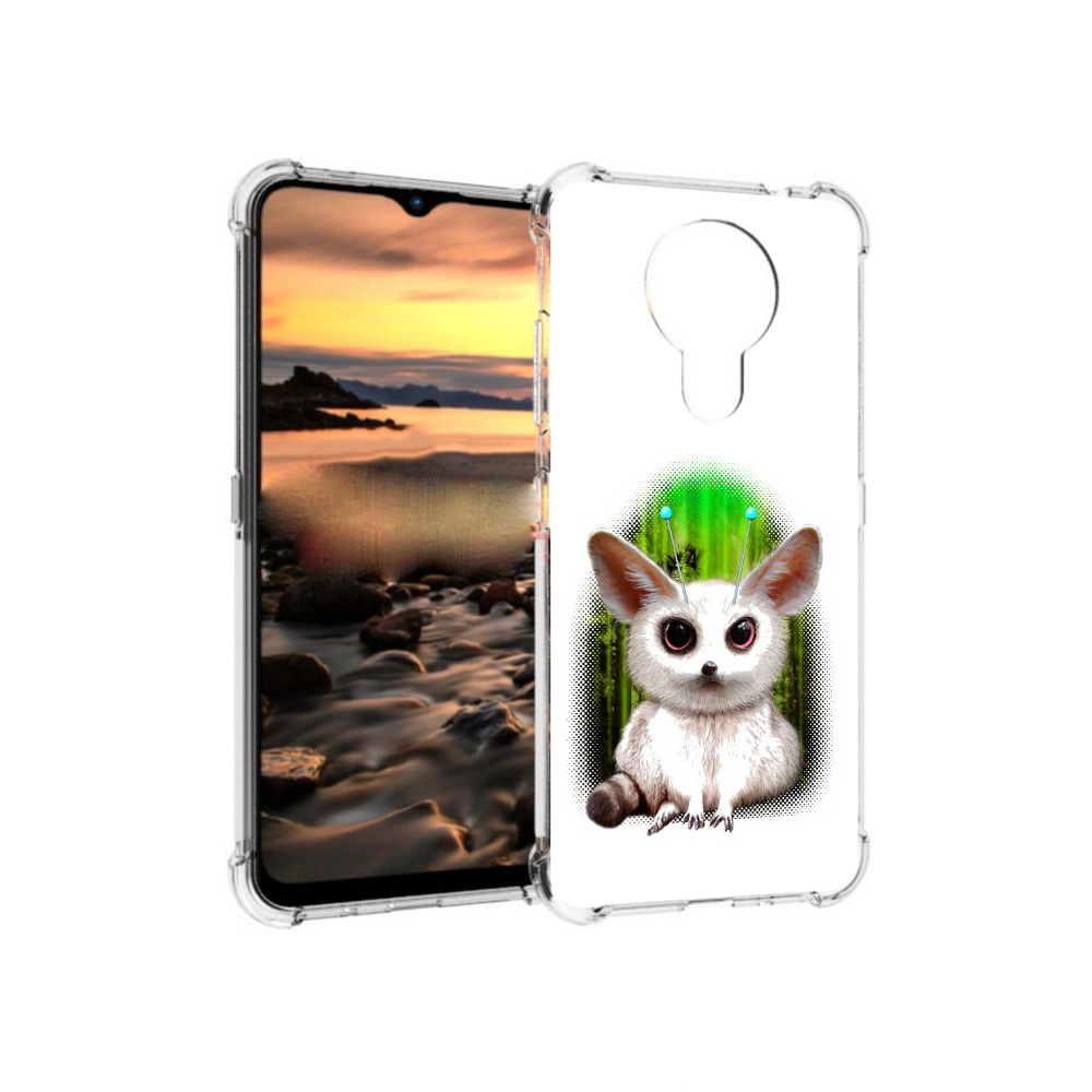 

Чехол MyPads Tocco для Nokia 1.4 пушистое животное (PT159954.115.560), Прозрачный, Tocco