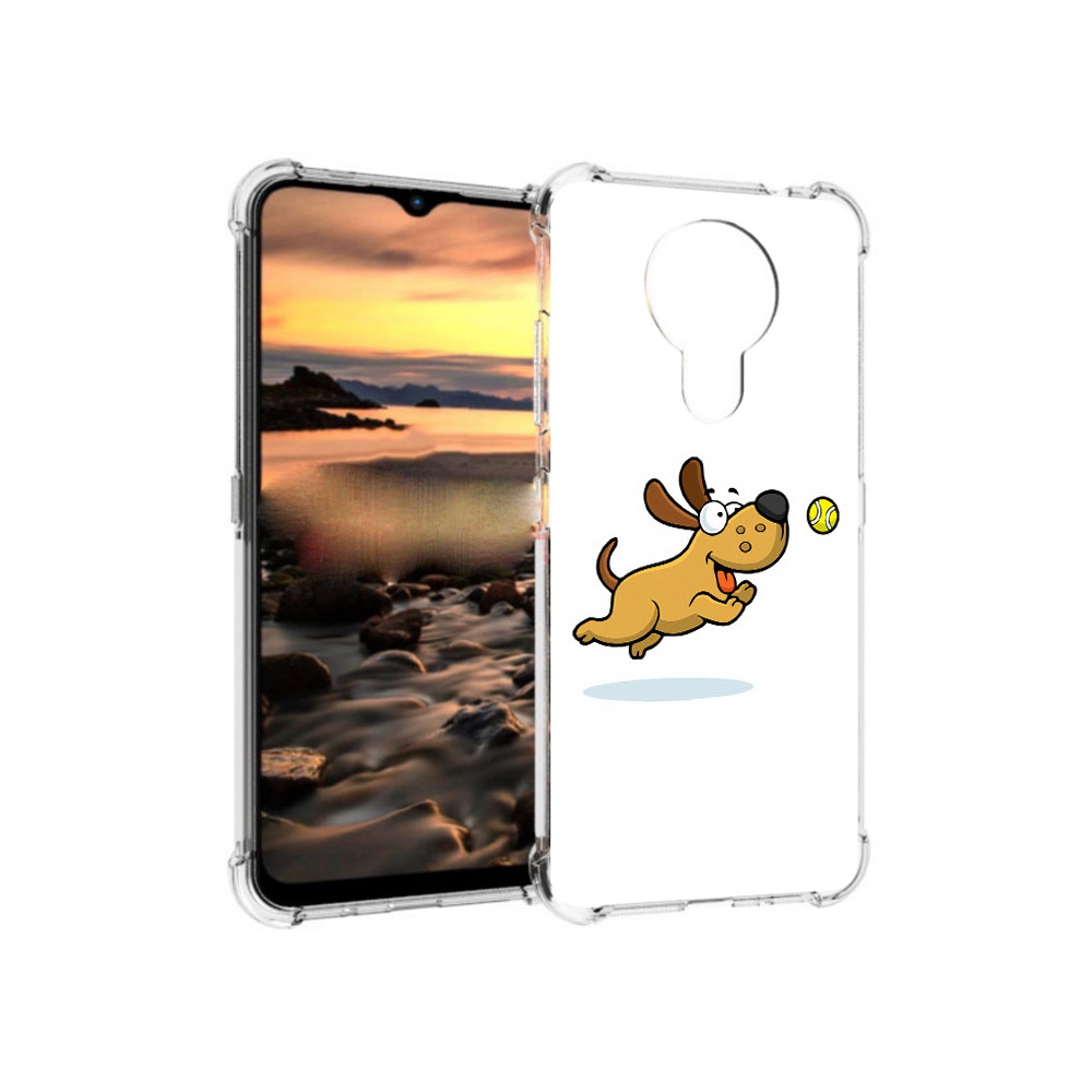 

Чехол MyPads Tocco для Nokia 1.4 пёсик (PT159954.115.563), Прозрачный, Tocco