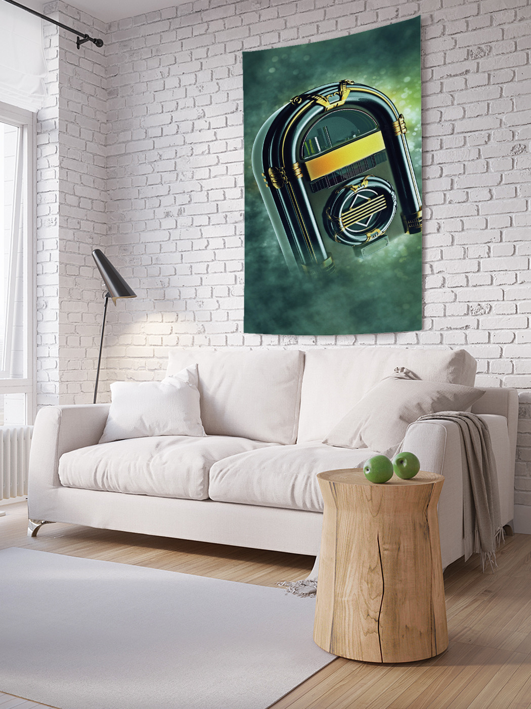 

Вертикальное фотопанно на стену JoyArty Проигрыватель прошлого века 150x200 см, Проигрыватель прошлого века